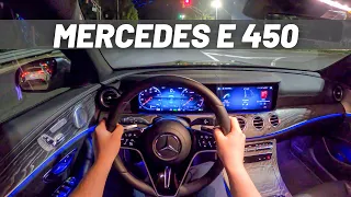 2021 Mercedes-Benz E450 | POV NIGHT DRIVE