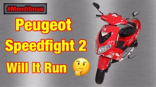 Peugeot Speedfight 2 Scooter ( Will It Run ? )