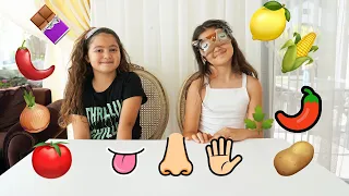 Masal and Öykü learn about the five senses