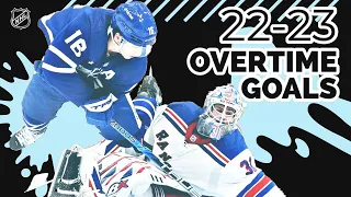 Every OT WINNER during the 2022-23 NHL Regular Season