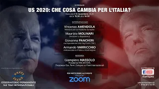 Webinar - " US 2020: Che cosa cambia per l’Italia?"