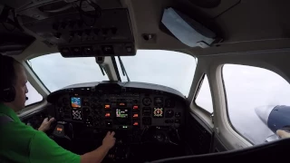 King Air 350 Takeoff from KLLQ Cockpit View