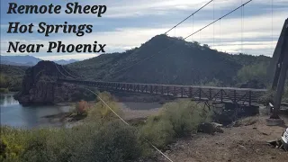 Remote Hot Springs Near Phoenix Sheep Bridge Agua Fria, Pueblo Plata ruins, Bloody Basin Arizona