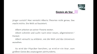 Albert Einstein 05 learn german from story