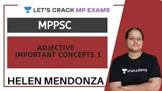 Adjective Important concepts 1 | English Language | All Competitive Exams | Helen Mendonza