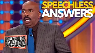 STEVE HARVEY IS SPEECHLESS! Shocking Answers On Family Feud USA