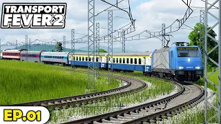 My First Train Setup | Transport Fever 2 Modded Gameplay Part 1