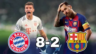 فضيحة القرن | بايرن ميونيخ - برشلونة 8-2 ربع نهائي دوري ابطال اوروبا 2019 تعليق حفيظ الدراجي