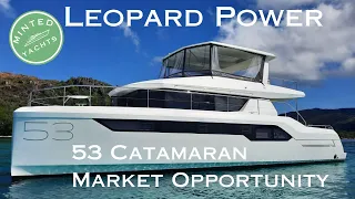 Leopard 53 Powercat Luxury Yacht Comprehensive Tour, Best Yacht in the World? Market Opportunity Now