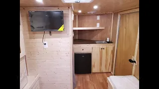 7 x 12 Cargo Trailer Camper Conversion