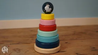 Moomin wooden stacking rings