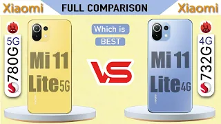 Xiaomi Mi 11 Lite 5G vs Mi 11 Lite 4G Full Comparison | Which is Best