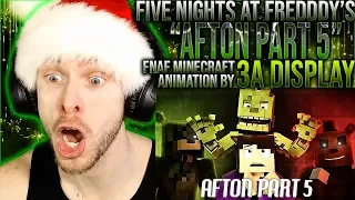 Vapor Reacts #983 | FNAF MINECRAFT ANIMATION SERIES "Afton - Part 5" by 3A Display REACTION!!