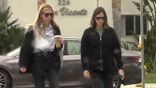 Jennifer Garner Takes A Stroll With Her BFF As Ben Moves Into $75M Mansion With JLo