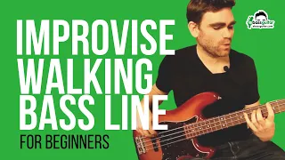 Learn To Improvise Walking Bass Lines In Less Than 5 Minutes (Using Moondance by Van Morrison)