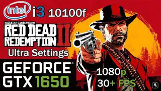 GTX 1650 GDDR6 | RDR2 | I3 10100f | 1080P Ultra Settings & 30+ FPS | 2022 Gameplay Performance Test