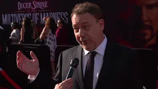 Sam Raimi Interview Doctor Strange in the Multiverse of Madness Premiere Red Carpet