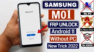 Samsung M01 Frp Bypass Android 11 Without PC New Method 2022 | Samsung M015F Reset Google Ac Lock