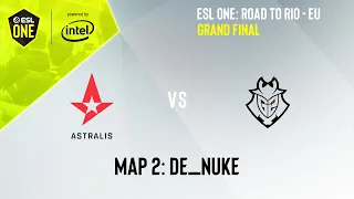 ASTRALIS VS G2 | MAP 2 DE_NUKE | ESL ONE: ROAD TO RIO | GRAND FINAL - EU