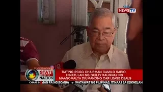 SONA: Camilo Sabio, hinatulan ng guilty kaugnay ng maanomalyang diumanong car lease deals