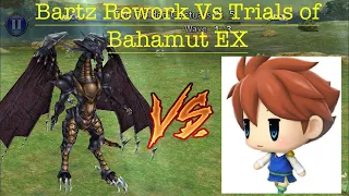 DFFOO [GL] - Bartz Rework Showcase (w/ EX). Trials of Bahamut EX solo