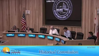 Redondo Beach Historical Commission September 21, 2022