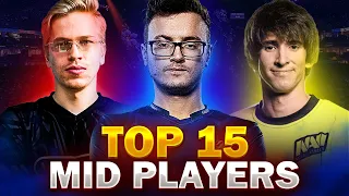 TOP-15 Mid Players with their TOP-1 Play in Dota 2 History
