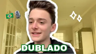 "Respondi perguntas de fãs e ficou estranho | Noah Schnapp Q&A" DUBLADO PT-BR🇧🇷