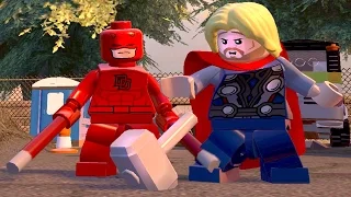 Süper Kahramanlar Lego Daredevil ve Lego Thor | Lego Marvel Super Heroes Oyunu