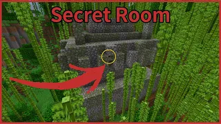 💎The NEWEST secret room in jungle temple (Minecraft)