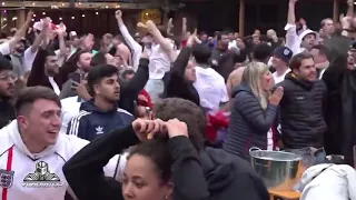 England fans reaction to sterling,kane goal vs Germany|England vs Germany 0 - 2 euro 2021