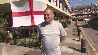 Kirby Estate England Flags - BBC News