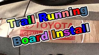 4runner TRD PRO Lime Rush 2010-2022 OEM Running Board replacing with a Trail Running Board DIY