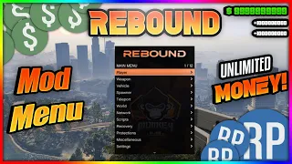 Rebound Mod Menu Showcase | Recovery | GTA V Online | 1.67 |