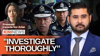 #KiniNews: I do not condone illegal actions, says TMJ; Cops say 'assault' case remains open
