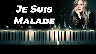 Lara Fabian - Je Suis Malade - piano karaoke instrumental cover