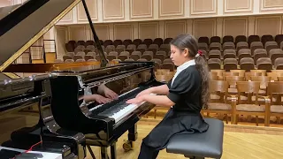 Дина Ласкина (10 лет). Общее фортепиано. С. Майкапар. Бурный поток