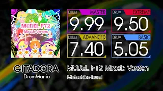【GITADORA】 MODEL FT2 Miracle Version (MASTER ~ BASIC) Drum