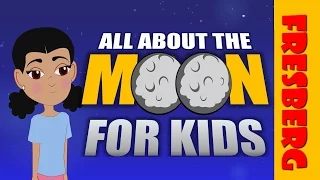 The Moon for Kids: Moon Facts for Kids Cartoon (Educational Video for Children)