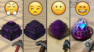 ender dragon with different emoji in Minecraft