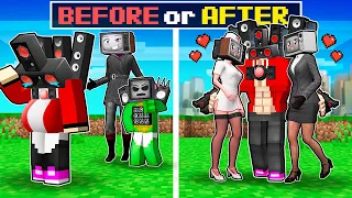 BEFORE or AFTER JJ and MIKEY - FAT JJ TRANSFORMATION in Minecraft - Maizen