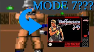 Wolfenstein 3D's clever use of Mode 7 on SNES | White_Pointer Gaming