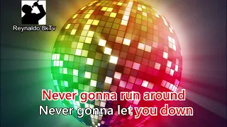 Never Gonna Give You Up - Rick Astley (4k UHDR 60FPs Dolby Digital Stereo Sound Karaoke Version)