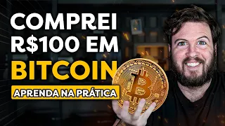 COMPREI 100 REAIS EM BITCOIN NA PRÁTICA | Investindo em BTC DO ZERO!