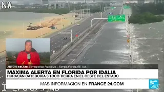 Informe desde Miami: huracán Idalia arribó al oeste de Florida