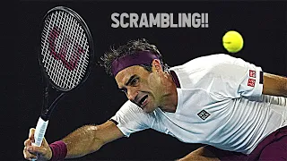 15 Times Roger Federer turned into a Defensive Beast!