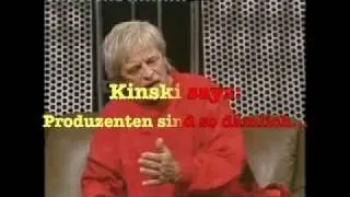 Klaus Kinski getting mad