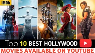 Top 10 Great, Hollywood Hindi Dubbed Movies || Available On YouTube,