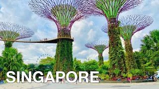 Singapore Gardens By The Bay Walking Tour 4K🇸🇬