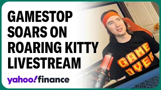 GameStop stock soars on Roaring Kitty livestream return